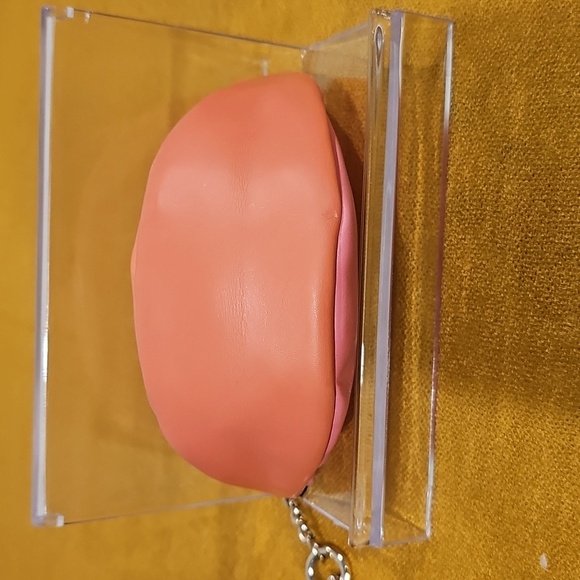 Victoria Secret Pink Grapefruit Leather Keychain/Coin Pouch - Picture 6 of 11